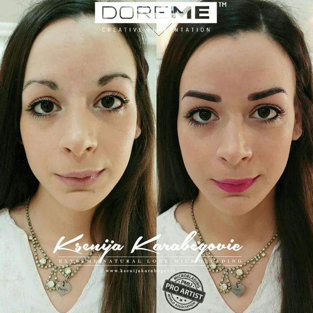 Brow work by Ksenija Karabegovic, photograph 1