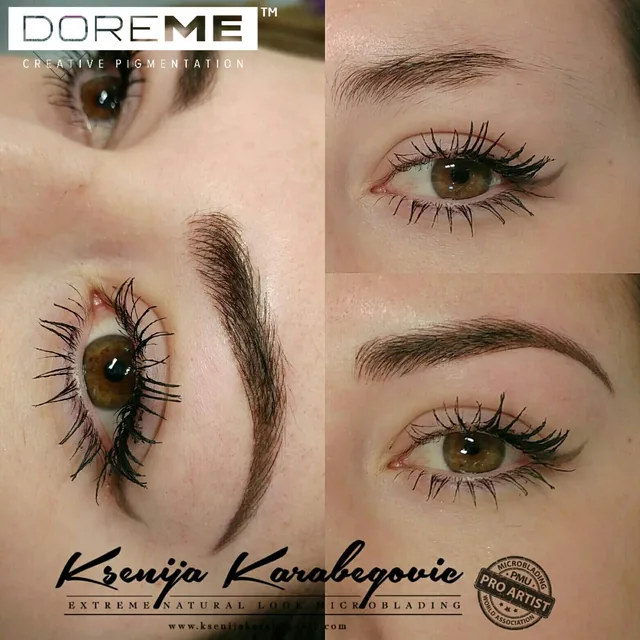 Brow work by Ksenija Karabegovic, photograph 2
