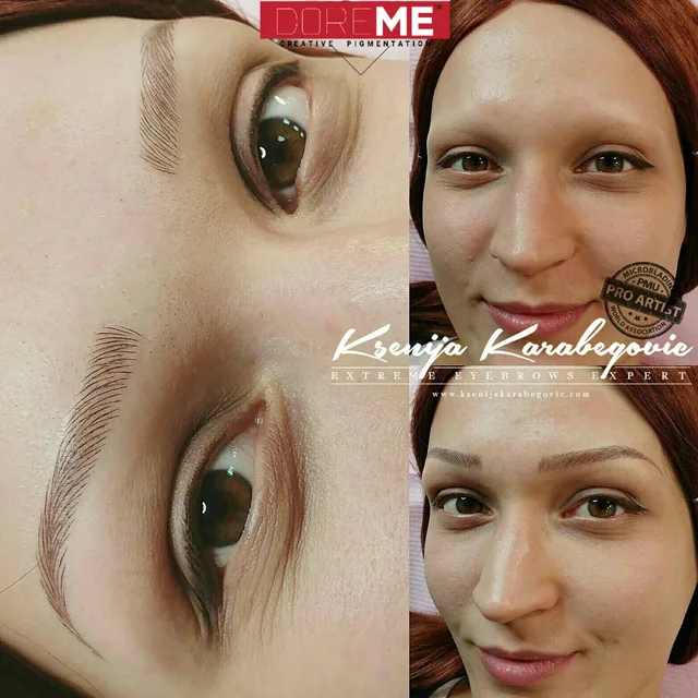 Brow work by Ksenija Karabegovic, photograph 4