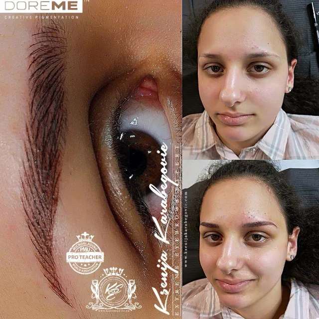 Brow work by Ksenija Karabegovic, photograph 52