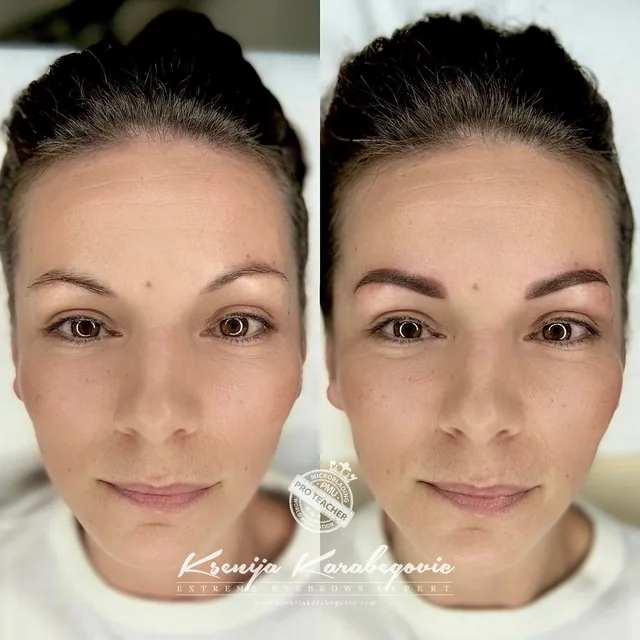 Brow work by Ksenija Karabegovic, photograph 360