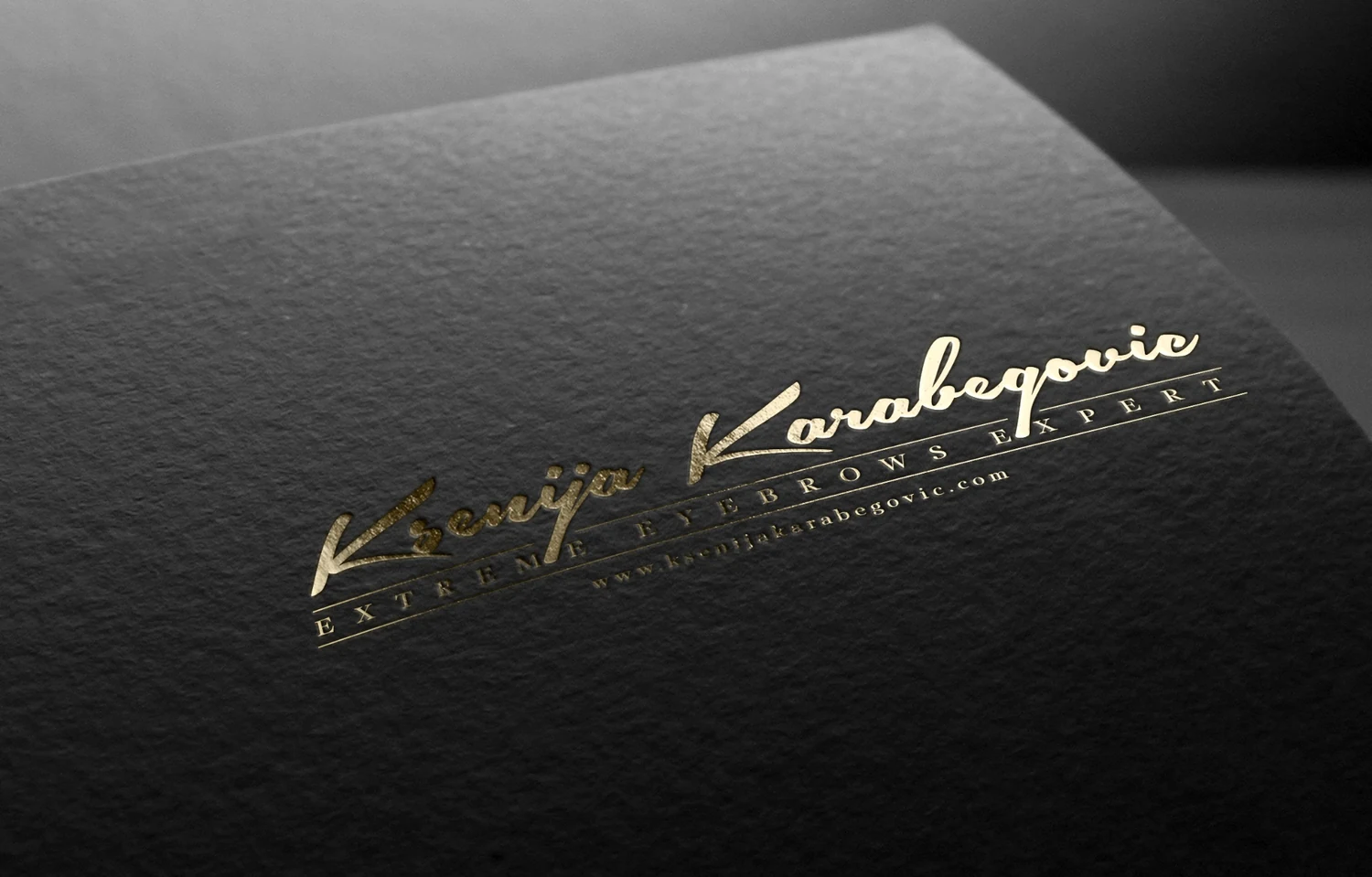 Ksenija Karabegovic Extreme Eyebrows Expert signature logo